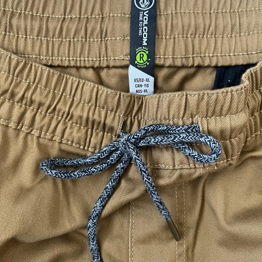 Volcom Tan Casual Shorts - Picture 3 of 4